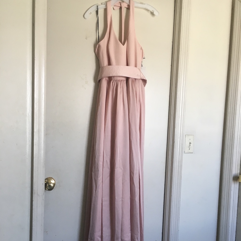 Blush elegant dress (Never worn before)
